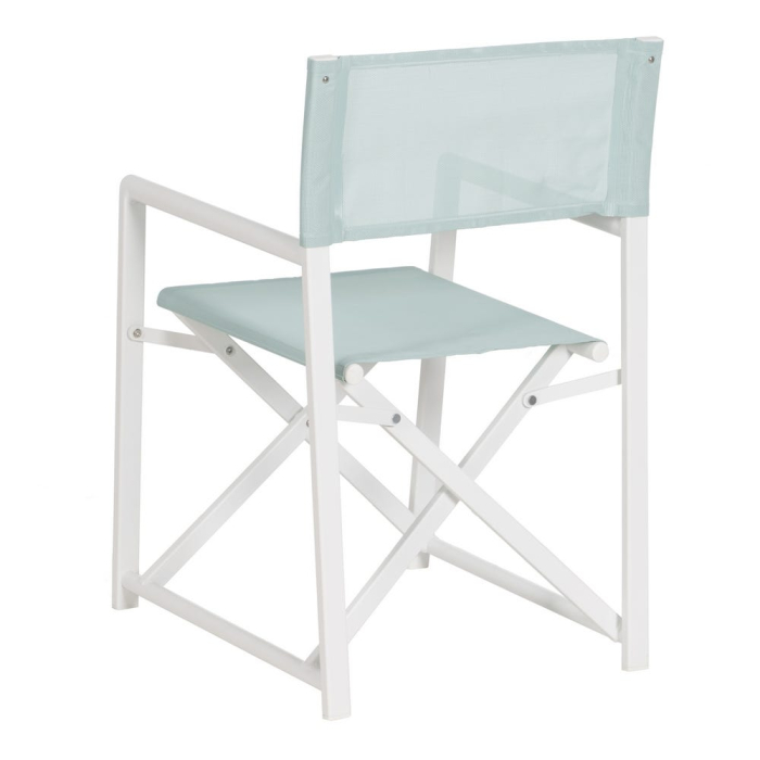 Scaun de exterior Director verde-alb 56 x 53 x 84 cm [5]