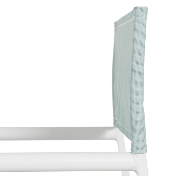 Scaun de exterior Director verde-alb 56 x 53 x 84 cm [10]