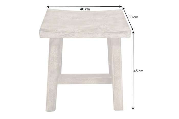 Scaun FINCA din lemn de mango [8]