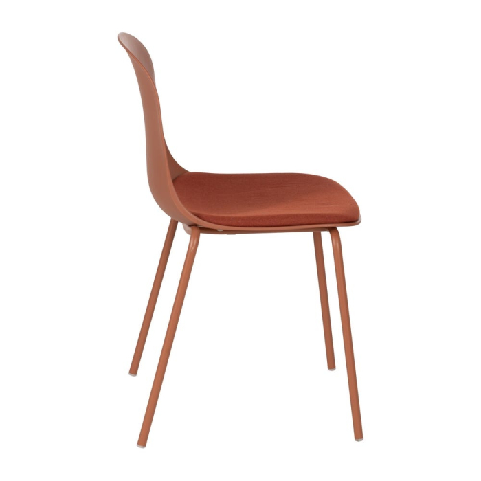 Scaun de exterior flame red metal  50 x 53 x 85 cm [4]