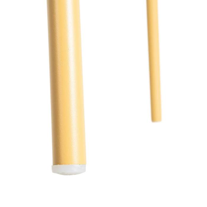 Scaun de exterior galben din metal  46 x 51 x 85 cm [11]