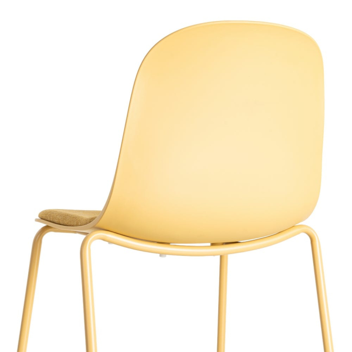 Scaun de exterior galben din metal  46 x 51 x 85 cm [7]