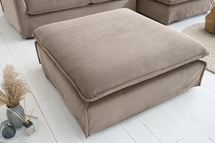 Scaun HEAVEN 100 cm cu husă detașabilă, cordon, gri [3]
