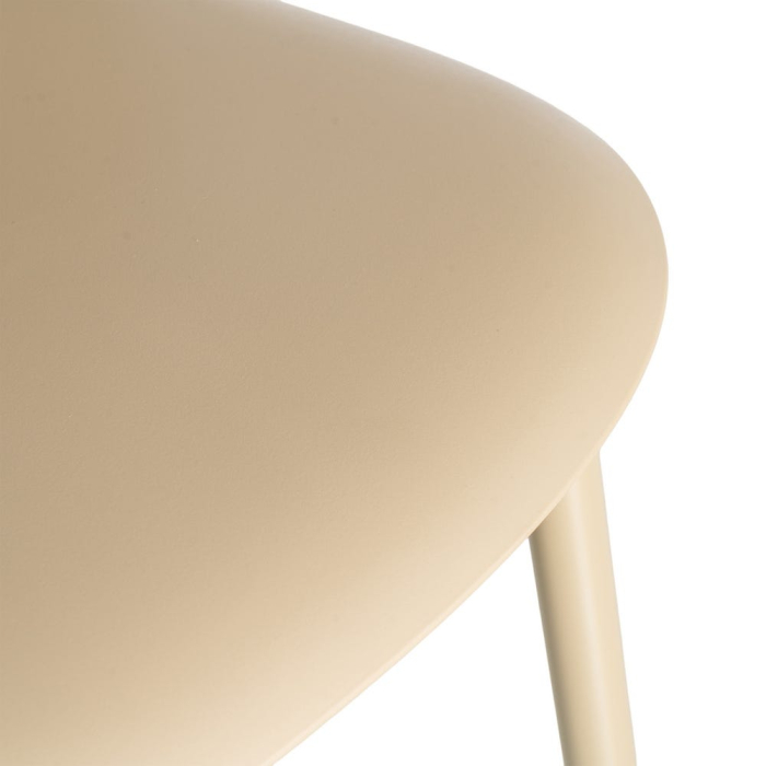 Scaun de exterior khaki din metal  51 x 46 x 80 cm [10]