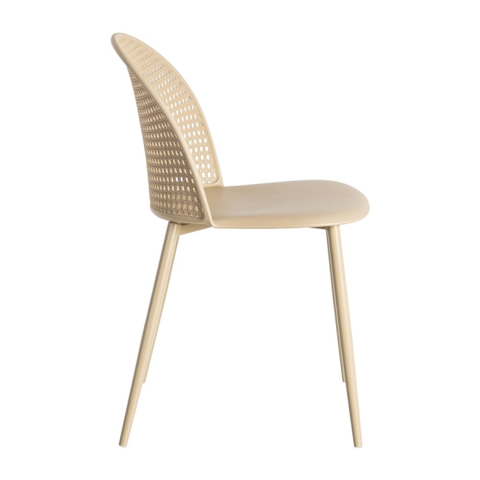 Scaun de exterior khaki din metal  51 x 46 x 80 cm [5]