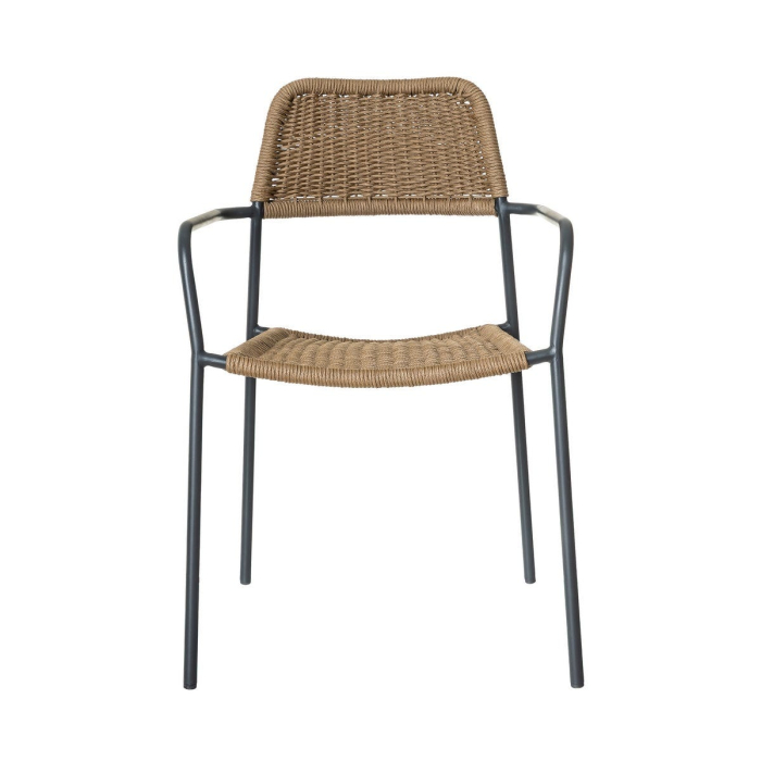 Scaun de exterior Milos maro, negru [5]