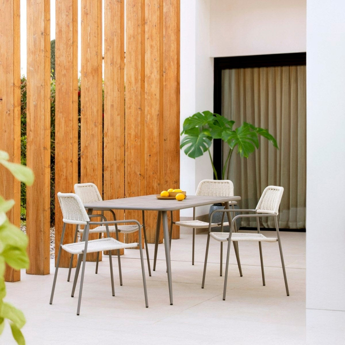 Scaun de exterior Milos bej , gri [10]