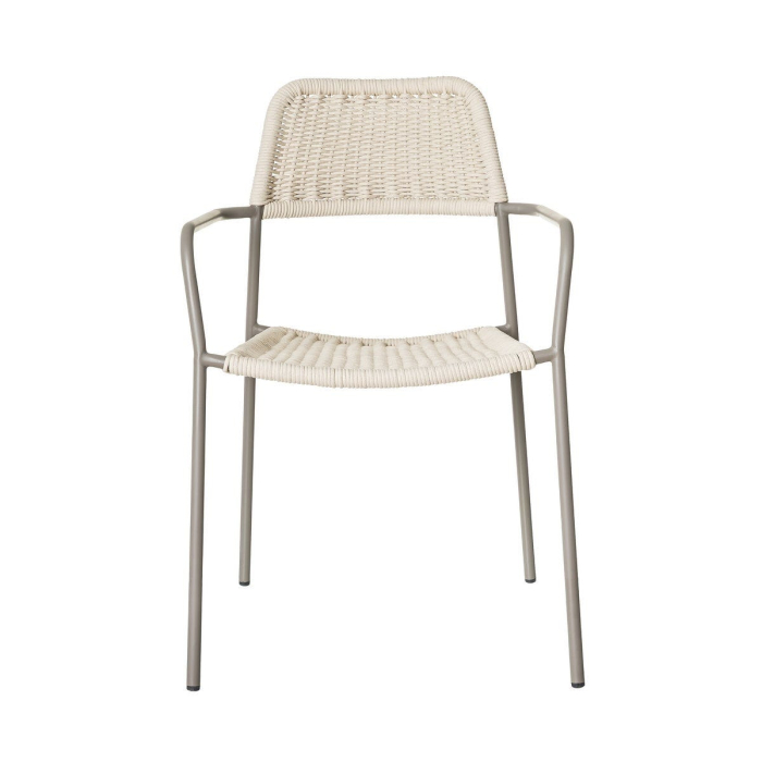 Scaun de exterior Milos bej , gri [5]