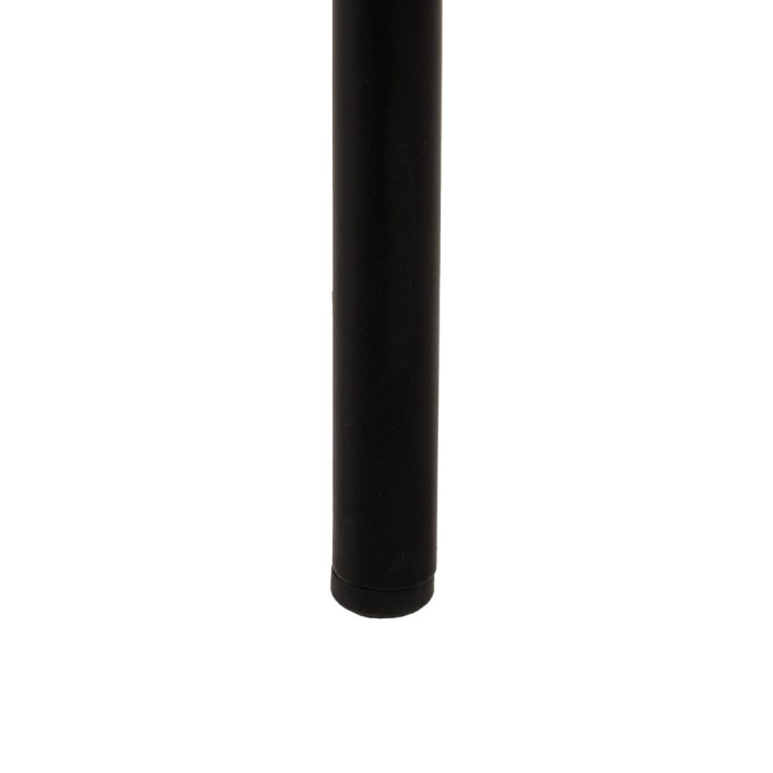 Scaun de exterior natural-negru oțel   59 x 59 x 116,50 cm [2]