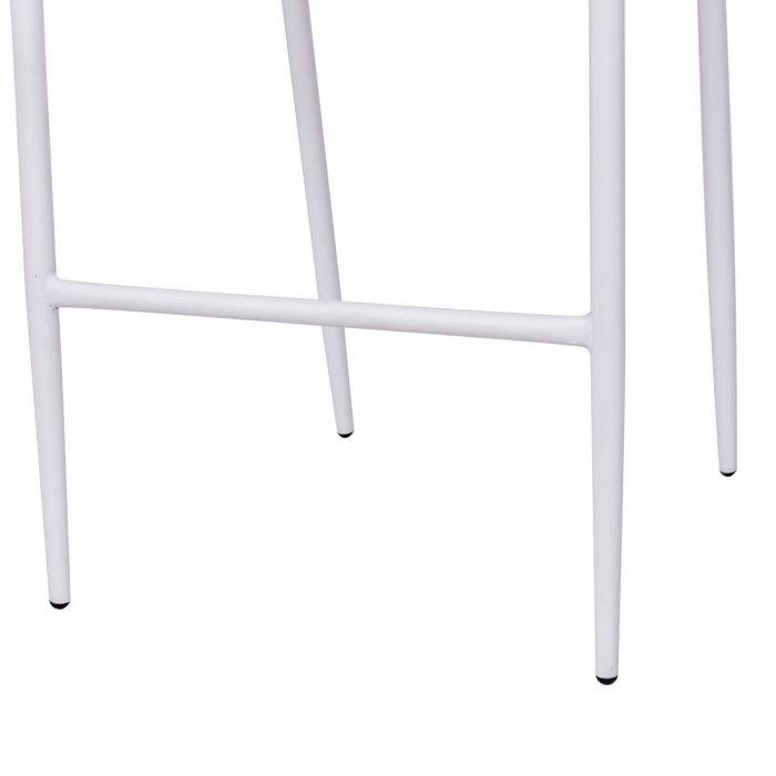 Scaun de exterior Niva pentru bar , cadru din aluminiu alb [6]