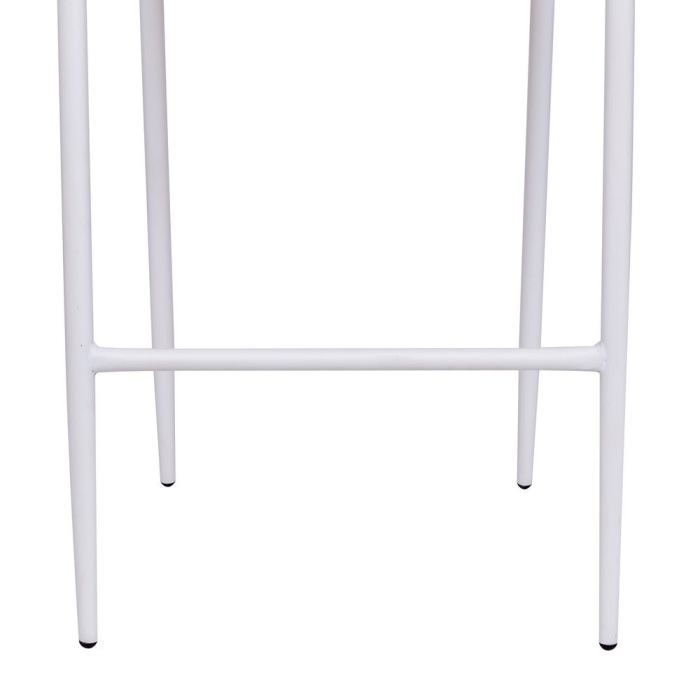 Scaun de exterior Niva pentru bar , cadru din aluminiu alb [5]