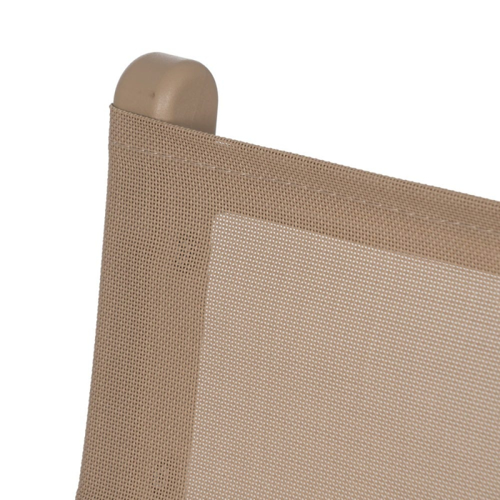 Scaun de exterior pliabil bej din polipropilenă 45 x 55 x 83 cm [9]