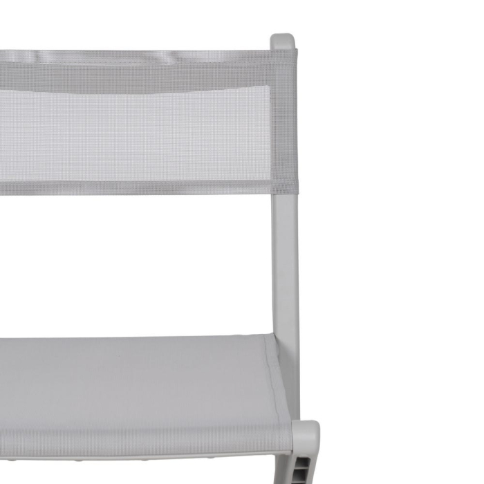 Scaun de exterior pliabil din polipropilenă gri 45 x 55 x 83 cm [7]