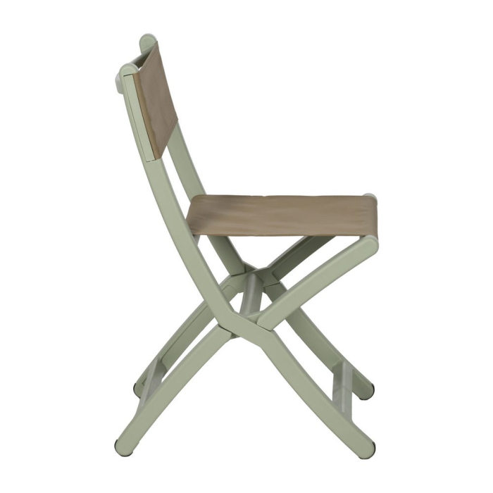 Scaun de exterior pliabil verde din polipropilenă 45 x 55 x 83 cm [4]