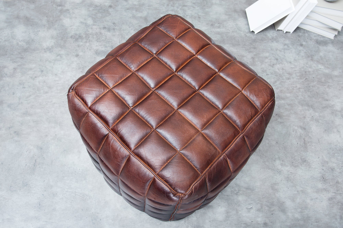 Scaun RIDER 40 cm din piele naturală maro [5]