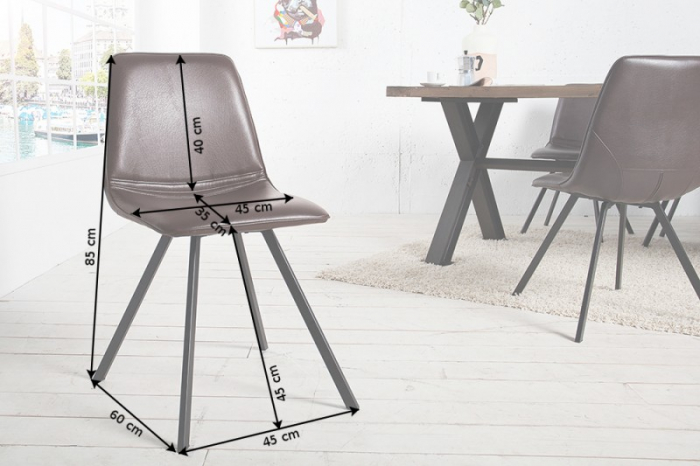 Scaun rotativ Big George cu tapiterie din catifea si tesatura structurala [5]