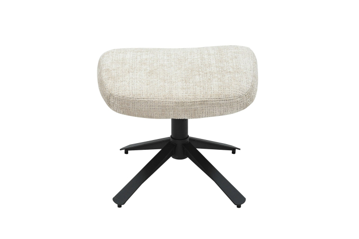 Scaun rotativ CLOUD din tesatura bej, 45 cm [3]