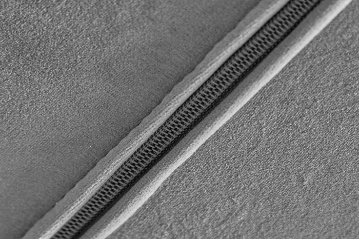 Scaun rotativ LOUNGER din catifea gri, 100-110 [9]