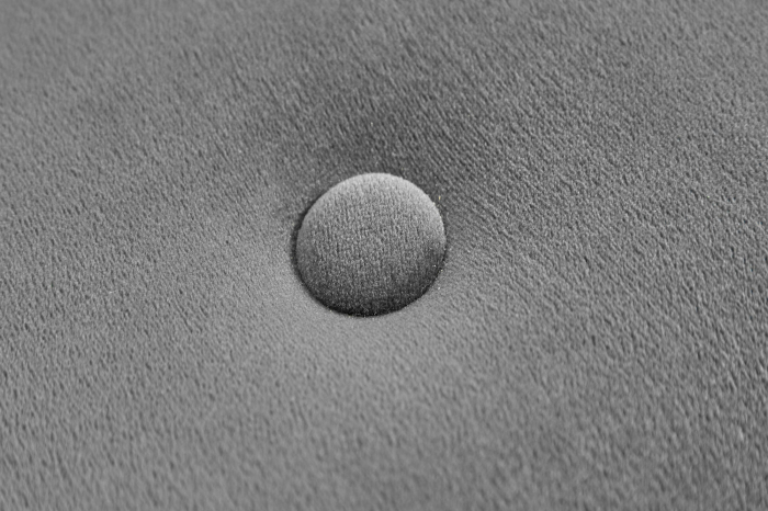 Scaun rotativ LOUNGER din catifea gri, 39 cm [6]