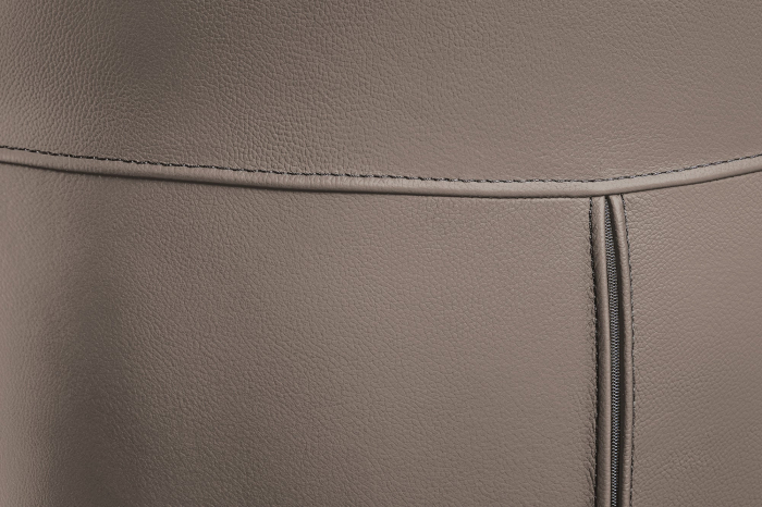 Scaun rotativ PAPILLON 360° din piele maro [6]