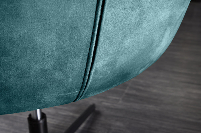 Scaun rotativ PAPILLON 360° turquoise, 83-90 cm [5]