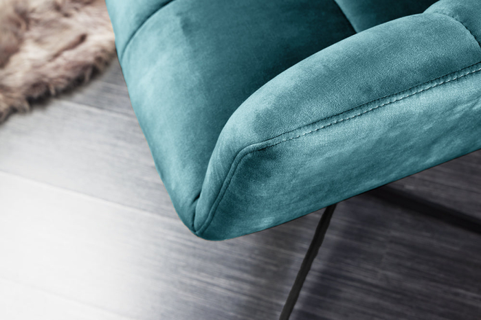 Scaun rotativ PAPILLON 360° turquoise, 83-90 cm [7]