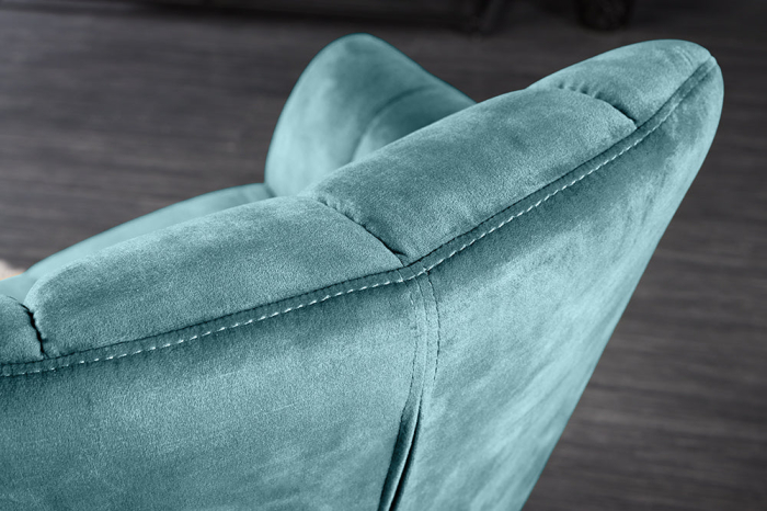 Scaun rotativ PAPILLON 360° turquoise, 83-90 cm [4]