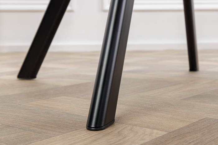 Scaun rotativ THE DUTCH RETRO din catifea gri  [9]