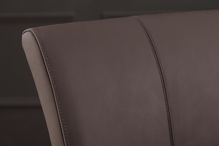 Scaun SAMSON din piele taupe [4]