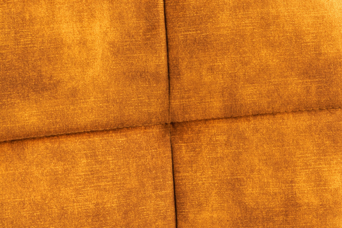 Scaun SCANDINAVIA din catifea galben mustar  [9]