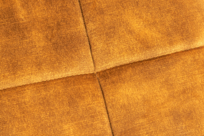 Scaun SCANDINAVIA din catifea galben mustar, 40 cm [6]