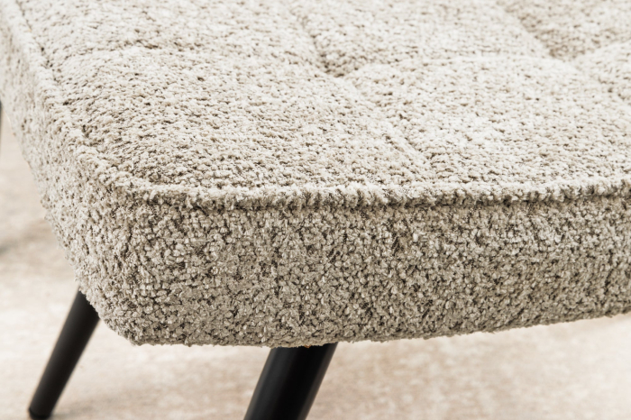 Scaun SCANDINAVIA din material boucle grej, 40 cm [7]