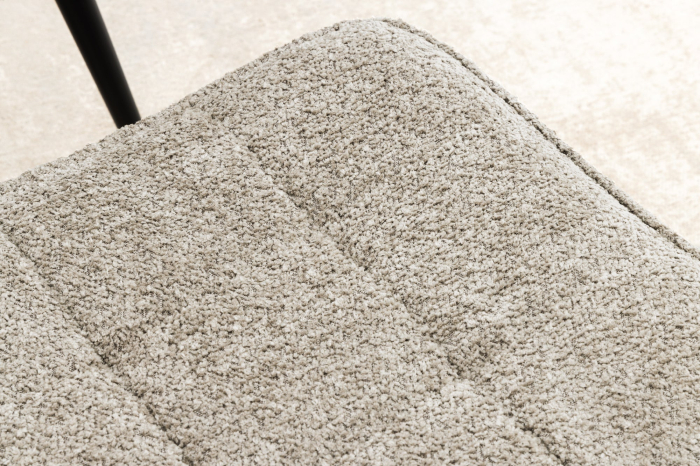 Scaun SCANDINAVIA din material boucle grej, 40 cm [6]