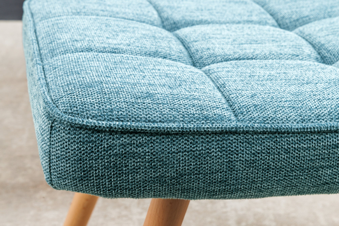 Scaun SCANDINAVIA din material texturat blue, 40 cm [6]