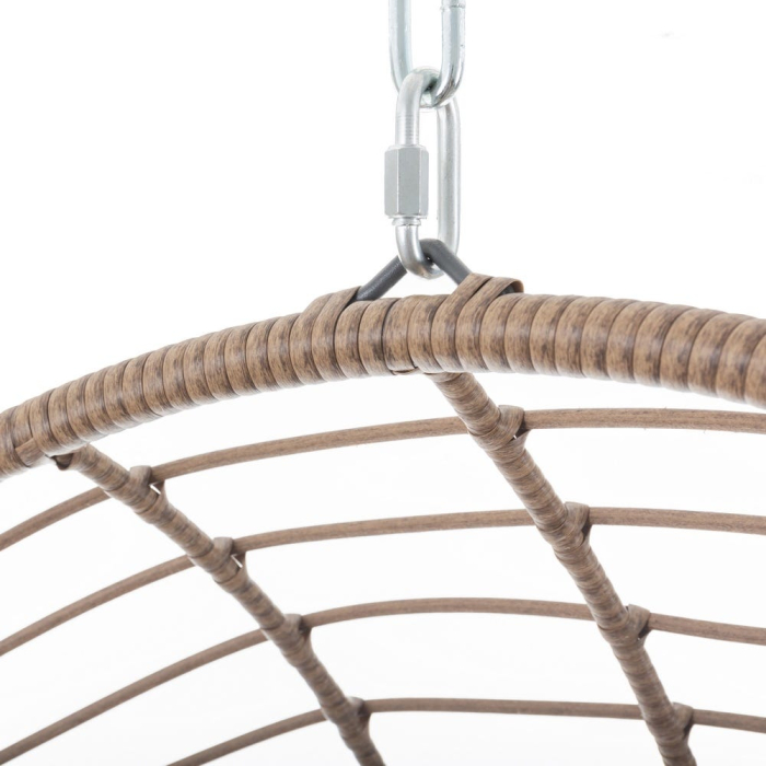 Scaun de exterior suspendat din rattan 105 x 113 x 64 cm [5]