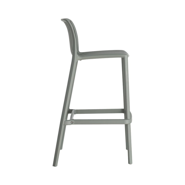 Scaun de exterior verde din polipropilenă 52 x 55 x 100 cm [6]