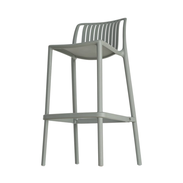 Scaun de exterior verde din polipropilenă 52 x 55 x 100 cm [8]