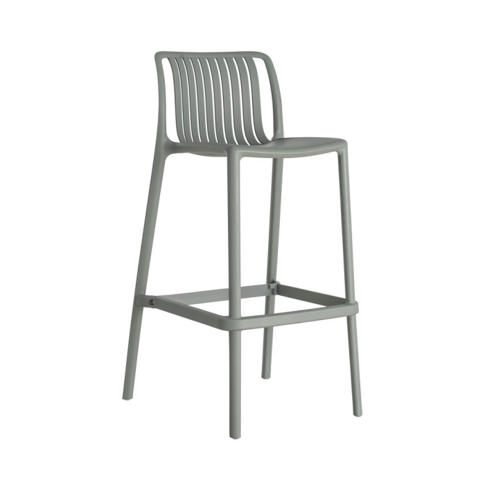 Scaun de exterior verde din polipropilenă 52 x 55 x 100 cm [2]