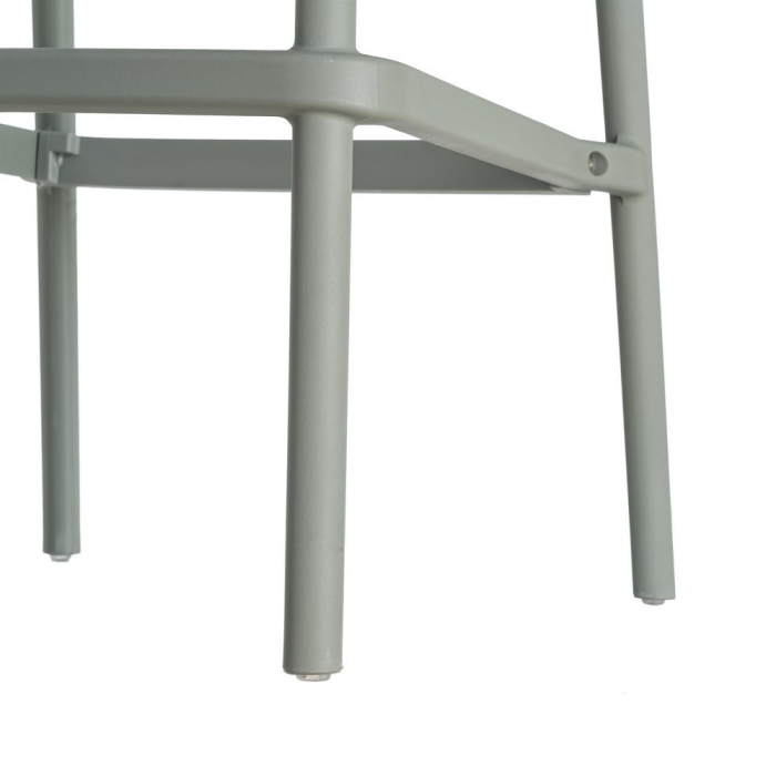 Scaun de exterior verde din polipropilenă 52 x 55 x 100 cm [10]