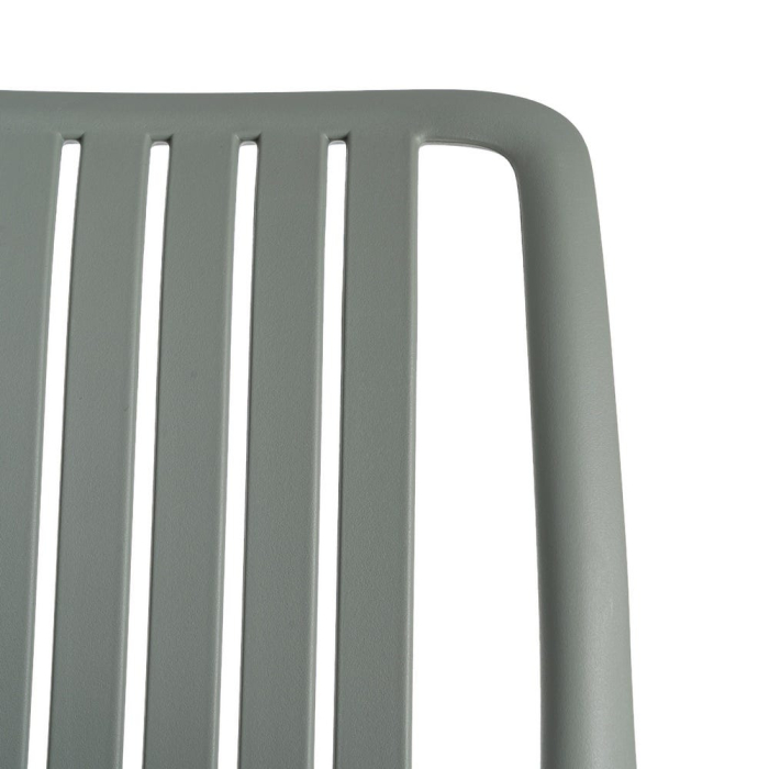 Scaun de exterior verde din polipropilenă 52 x 55 x 100 cm [7]
