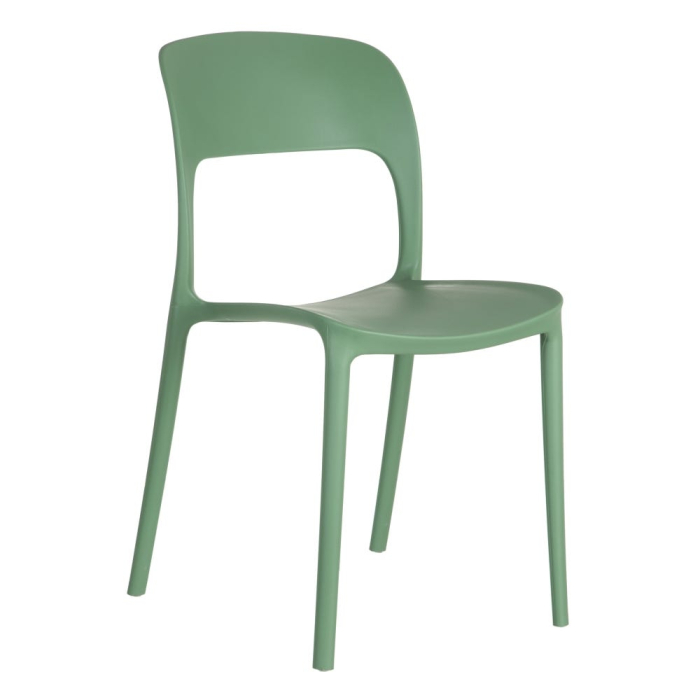 Scaun de exterior din polipropilenă verde mentă  43 x 43 x 83,20 cm [3]