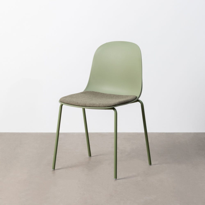 Scaun de exterior verde din metal 46 x 51 x 85 cm [2]