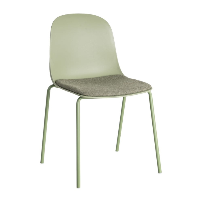 Scaun de exterior verde din metal 46 x 51 x 85 cm [3]