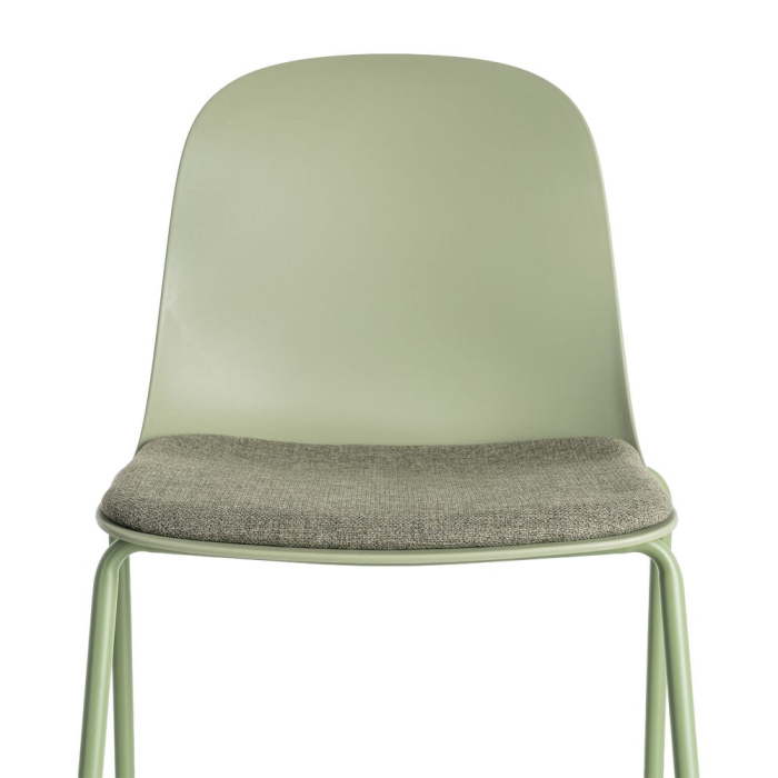 Scaun de exterior verde din metal 46 x 51 x 85 cm [9]