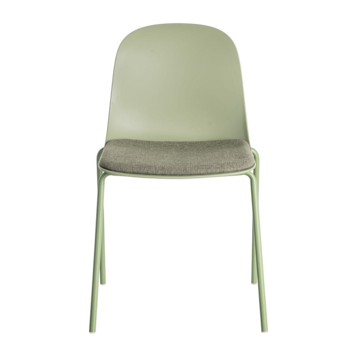 Scaun de exterior verde din metal 46 x 51 x 85 cm [4]