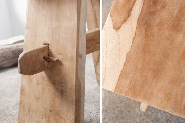 Scaun ZEN din lemn de tec, 40 cm [7]