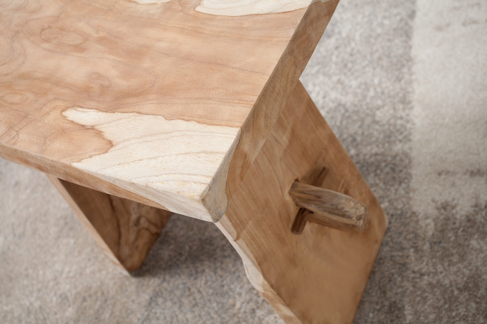 Scaun ZEN din lemn de tec, 40 cm [6]