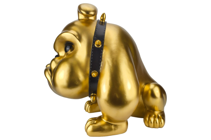 Sculptură decorativă BULLDOG 70 cm auriu [5]