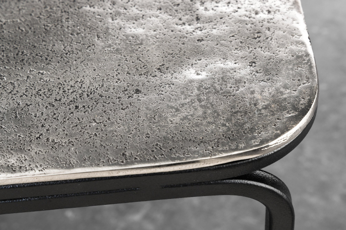 Set 2 masute de cafea ABSTRACT auriu si argintiu, 60 cm [6]