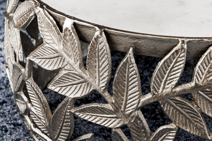 Set 2 masute de cafea ABSTRACT LEAF cu blat din marmura, 54-68 cm [7]